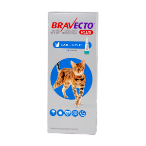 Bravecto Gato 2.8 - 6.25 Kg