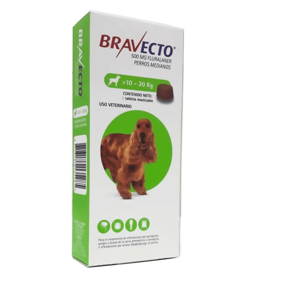 Bravecto 10Kg - 20Kg (Antiparasitario) 1 Bravecto 10Kg - 20Kg (Antiparasitario)