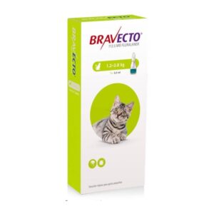 Bravecto Gato 1.2 - 2.8Kg (vence el 31-12-22)